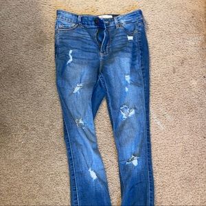 Hollister, high waisted skinny jeans